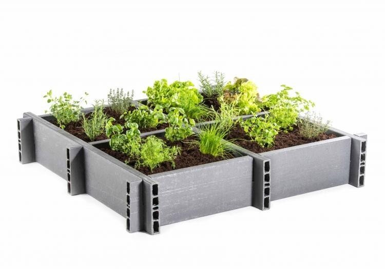 Vegetable Garden Box 120cm x 120cm x 22cm kaina ir informacija | Sodo įrankiai | pigu.lt