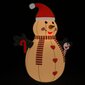 Pripučiamas sniego senis su LED lemputėmis, 300cm kaina ir informacija | Dekoracijos šventėms | pigu.lt