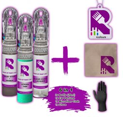 Корректор краски + лак + грунт Citroen Saxo Vert bora bora 7XBR, KRX цена и информация | Автомобильная краска | pigu.lt