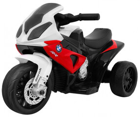 Vienvietis vaikiškas triratis motociklas BMW S1000 RR, raudonas kaina ir informacija | Elektromobiliai vaikams | pigu.lt