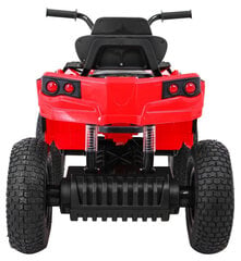 Vienvietis keturratis Quad ATV su pripučiamomis padangomis, raudonas kaina ir informacija | Elektromobiliai vaikams | pigu.lt