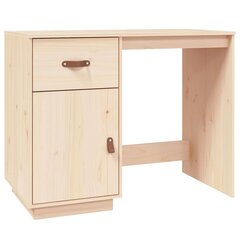 Rašomasis stalas, 95x50x75cm, pušies medienos masyvas kaina ir informacija | Kompiuteriniai, rašomieji stalai | pigu.lt