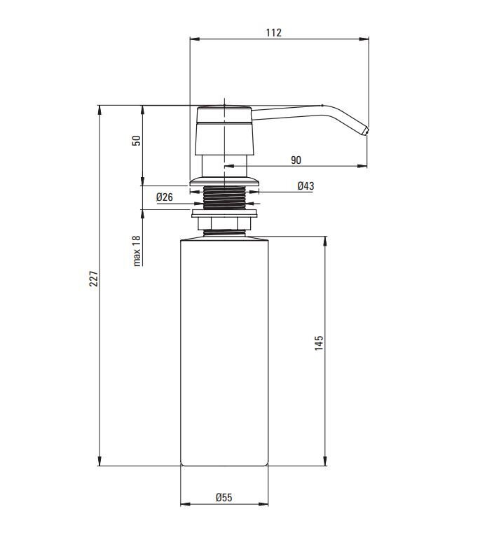 Granitinė virtuvinė plautuvė Deante Corio su maišytuvu ir dozatoriumi ZRCC2113, Graphite+Nero цена и информация | Virtuvinės plautuvės | pigu.lt