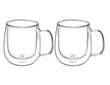 Ambition dvigubo stiklo puodeliai Mia, 390 ml, 2 vnt. kaina ir informacija | Taurės, puodeliai, ąsočiai | pigu.lt