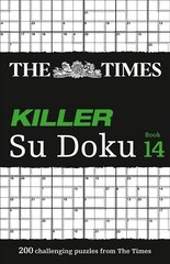 Times Killer Su Doku Book 14: 200 Challenging Puzzles from the Times edition цена и информация | Книги о питании и здоровом образе жизни | pigu.lt