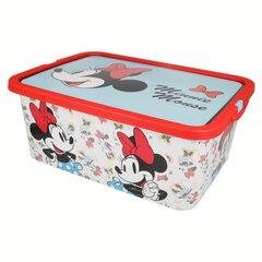 Minnie Mouse žaislų dėžė 13 L цена и информация | Тумба с ящиками Versa | pigu.lt