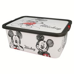 Mickey Mouse žaislų dėžė, 13 l kaina ir informacija | Daiktadėžės | pigu.lt