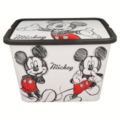 Mickey Mouse žaislų dėžė, 23 l kaina ir informacija | Daiktadėžės | pigu.lt