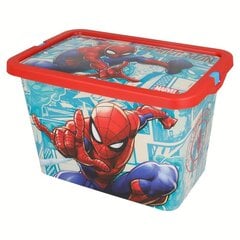 Spiderman žaislų dėžė, 7 l цена и информация | Тумба с ящиками Versa | pigu.lt