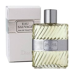 Туалетная вода Christian Dior Eau Sauvage edt 50 мл цена и информация | Мужские духи | pigu.lt