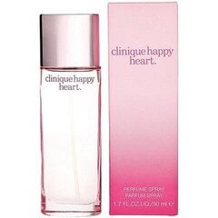 Kvapusis vanduo Clinique Happy Heart EDP moterims 50 ml kaina ir informacija | Clinique Kvepalai, kosmetika | pigu.lt