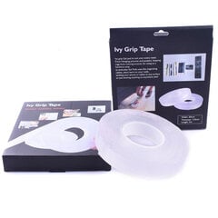 Dvipusė daugkartinio naudojimo juosta Ivy Grip Tape 5m x 3cm. kaina ir informacija | Mechaniniai įrankiai | pigu.lt