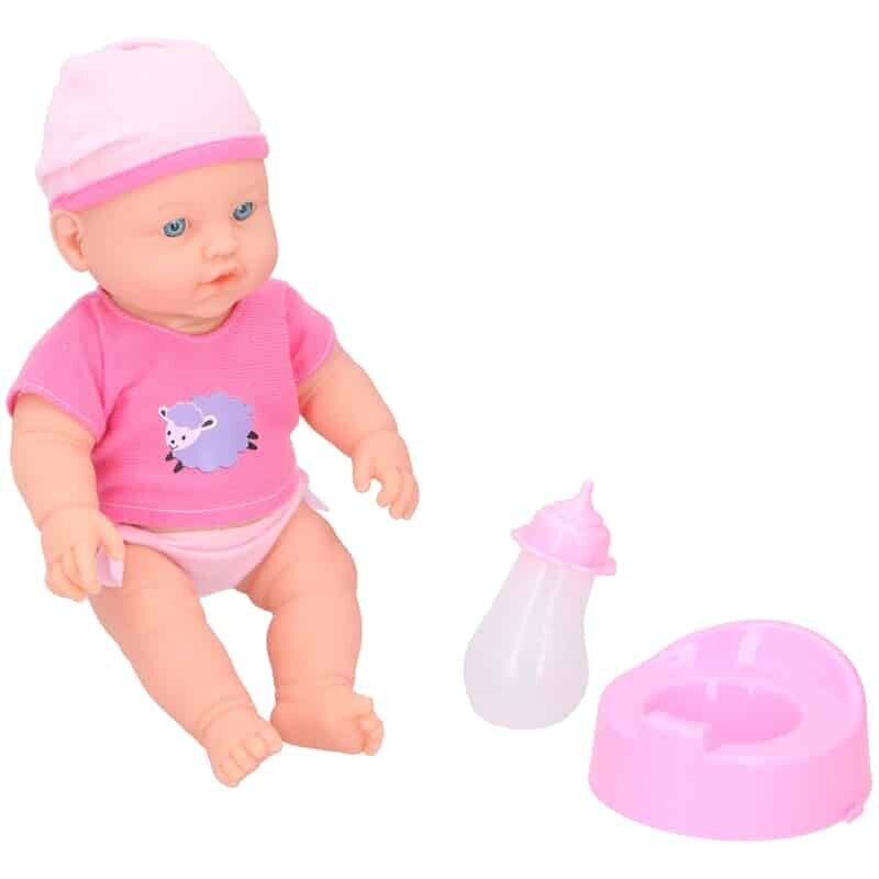 Lėlė su priedais Baby Doll, 31cm kaina ir informacija | Žaislai mergaitėms | pigu.lt