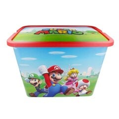 Super Mario žaislų dėžė, 23 l цена и информация | Тумба с ящиками Versa | pigu.lt