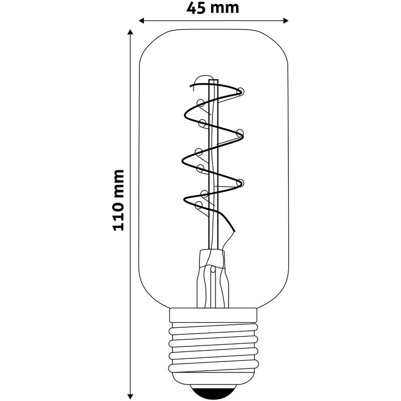 LED lemputė AVIDE 3W E27 Soft Filament kaina ir informacija | Elektros lemputės | pigu.lt