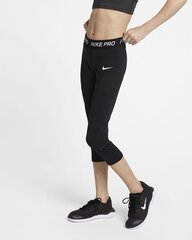 Тренировочные штаны для девочек Girls Nike Pro Capri, черные цена и информация | Брюки для девочки | pigu.lt