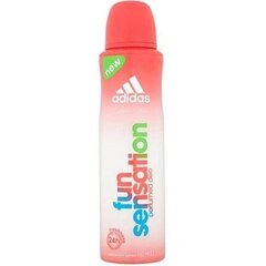 Дезодорант Adidas Fun Sensation 24h для женщин, 150 мл цена и информация | Женская парфюмированная косметика | pigu.lt