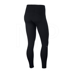 Женские тренировочные брюки Nike Womens Swoosh Run 7/8, черные цена и информация | Спортивная одежда женская | pigu.lt
