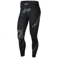 Тренировочные брюки Nike W ONE CLRBK 7/8 TIGHT, синие/черные цена и информация | Спортивная одежда женская | pigu.lt
