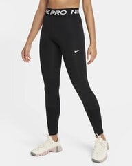 Тренировочные штаны для девочек Nike Pro Girls Tight, черные цена и информация | Брюки для девочки | pigu.lt