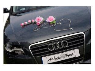 Automobilio dekoracija ALA, rožinis kaina ir informacija | Dekoracijos šventėms | pigu.lt