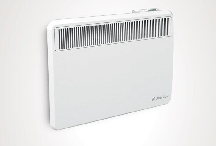Elektrinis skydinis šildytuvas 1500W su elektroniniu valdymu Dimplex PLX 150E, baltas kaina ir informacija | Šildytuvai | pigu.lt
