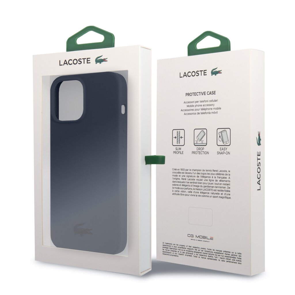Lacoste Liquid Silicone kaina ir informacija | Telefono dėklai | pigu.lt