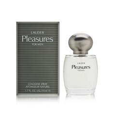 Esteé Lauder Pleasures Men EDC для мужчин 50 мл цена и информация | Мужские духи | pigu.lt