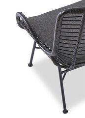 4-ių kėdžių komplektas Halmar Ikaro 2, juodas kaina ir informacija | Svetainės foteliai | pigu.lt