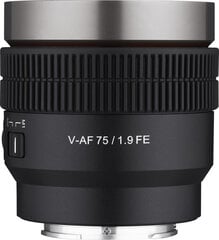 Samyang V-AF 75mm T1.9 FE объектив для Sony цена и информация | Объективы | pigu.lt