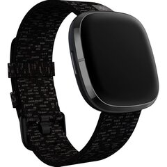 Fitbit Watch Band Woven Small Charcoal цена и информация | Аксессуары для смарт-часов и браслетов | pigu.lt