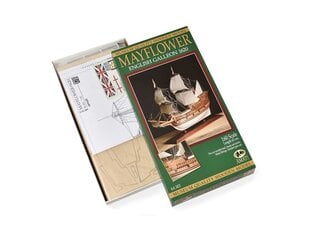  Комплект деревянной модели Amati - Mayflower, 1/60, B1413 цена и информация | Игрушки для мальчиков | pigu.lt