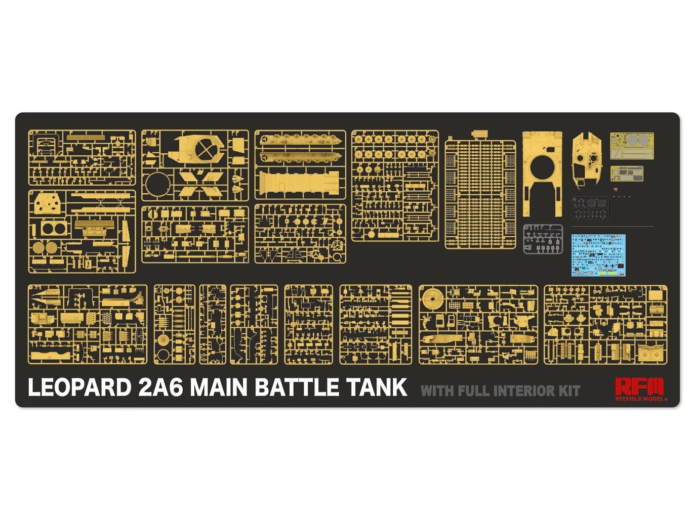 Konstruktoius RFM Rye Field Model Leopard 2A6 RFM-5066 kaina ir informacija | Konstruktoriai ir kaladėlės | pigu.lt