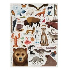 Dėlionė Amerikos gyvūnai, 750 vnt kaina ir informacija | Dėlionės (puzzle) | pigu.lt