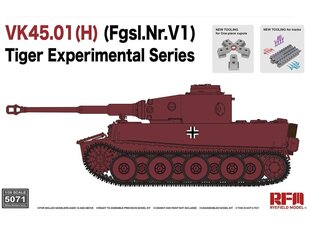  Сборная модель Rye Field Model - VK45.01(H) (Fgsl.Nr.V1) Tiger Experimental Series, 1/35, RFM-5071 цена и информация | Конструкторы и кубики | pigu.lt