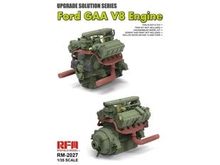 Surenkamas modelis Rye Field Model, Ford variklis GAA V8 RM-2027, 1/35 цена и информация | Конструкторы и кубики | pigu.lt