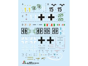 Surenkamas modelis Italeri, Messerschmitt Bf 109 K-4, 1/48, 2805 kaina ir informacija | Konstruktoriai ir kaladėlės | pigu.lt