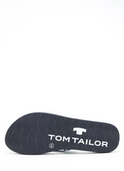 Tom Tailor женские шлепки 3291801, синий 3291801*01-042 цена и информация | Женские тапочки | pigu.lt