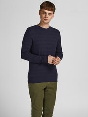 JACK & JONES МУЖСКОЙ ПУЛОВЕР 12209051*02, тёмно-синий 5715223708231 цена и информация | Мужские свитера | pigu.lt