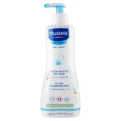 Nenuskalaujamas valomasis pienelis Mustela No Rinse Cleansing Milk, 500 ml kaina ir informacija | Kosmetika vaikams ir mamoms | pigu.lt