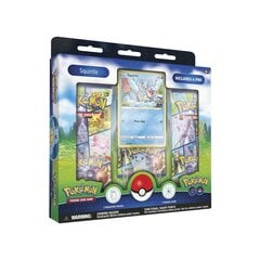Stalo žaidimas Pokémon TCG GO Pin Collection Squirtle, EN kaina ir informacija | Stalo žaidimai, galvosūkiai | pigu.lt