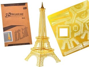 3D-головоломка из золотого металла - Эйфелева башня ZA1716 цена и информация | Развивающие игрушки | pigu.lt