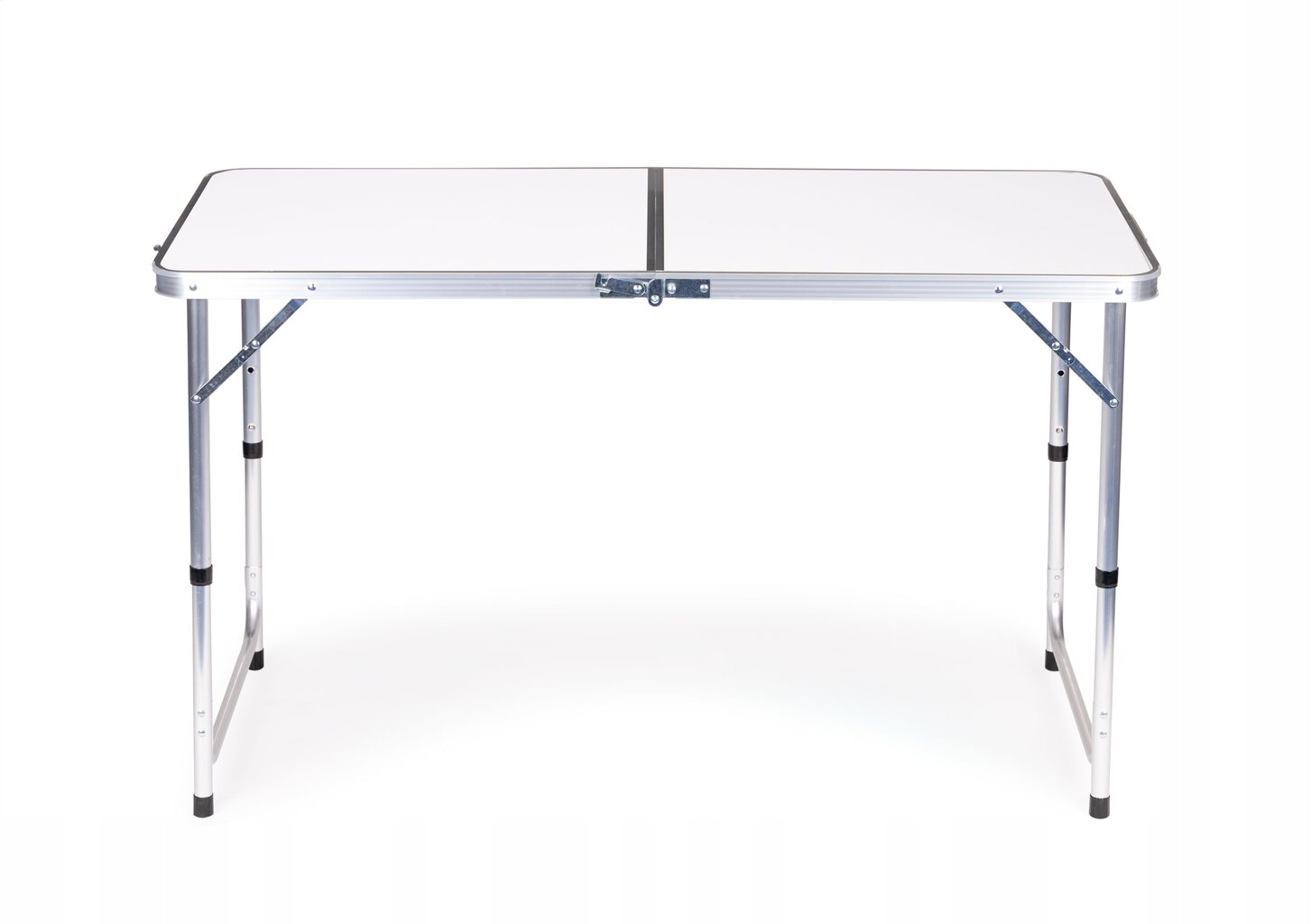 Turistinis stalas ir 4 kėdės, 119,5x60 cm, baltas kaina ir informacija | Turistiniai baldai | pigu.lt