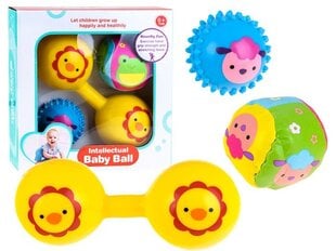Minkštų kamuoliukų ir barškučių rinkinys ZA2363 kaina ir informacija | Žaislai kūdikiams | pigu.lt
