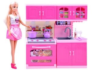 Anlily Doll кухонная мебель со световыми звуками ZA2462 цена и информация | Игрушки для девочек | pigu.lt