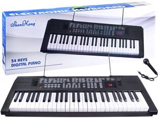 Клавиатура пианино, 54 клавиши IN0119 цена и информация | Развивающие игрушки | pigu.lt