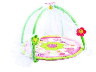 Gėlių kilimėlis su tinkleliu nuo uodų kūdikiui ZA3504 kaina ir informacija | Žaislai kūdikiams | pigu.lt