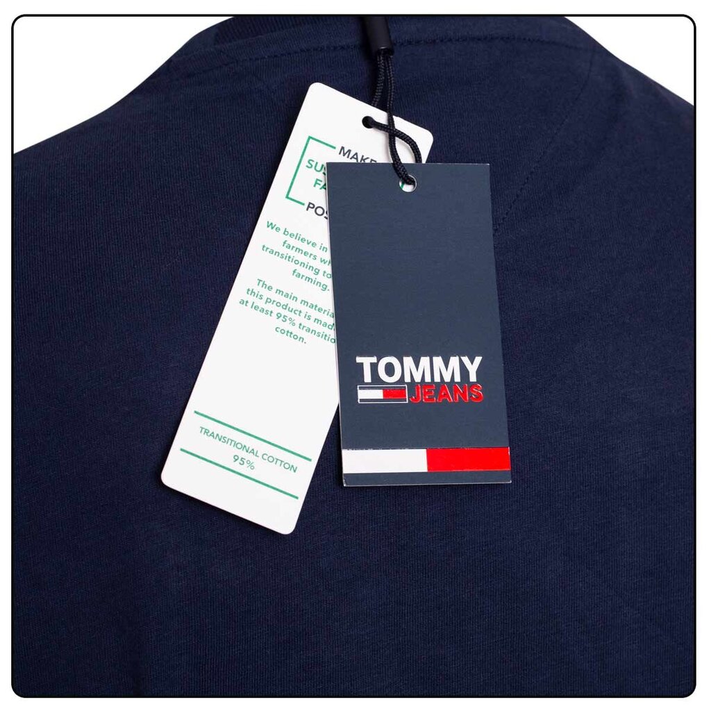 Marškinėliai vyrams Tommy Hilfiger, mėlyni kaina ir informacija | Vyriški marškinėliai | pigu.lt