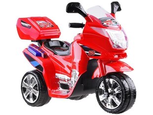 Elektrinis motociklas vaikams su LED žibintais, raudonas PA0241 kaina ir informacija | Elektromobiliai vaikams | pigu.lt