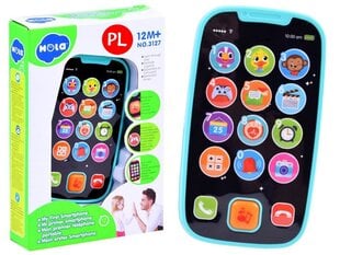 Pirmasis telefonas vaikui lenkiškai ZA2831 цена и информация | Развивающие игрушки | pigu.lt